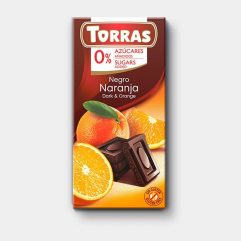 TORRAS 0% CHOCO NEGRO-NARANJA 75GR (533)