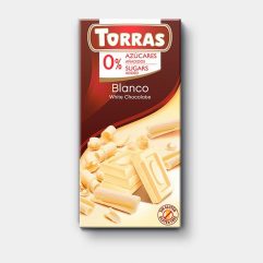TORRAS 0% CHOCO BLANCO 75GR