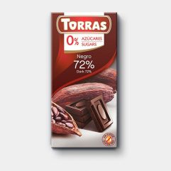 TORRAS 0% CHOCO NEGRO 72% 75GR (530)